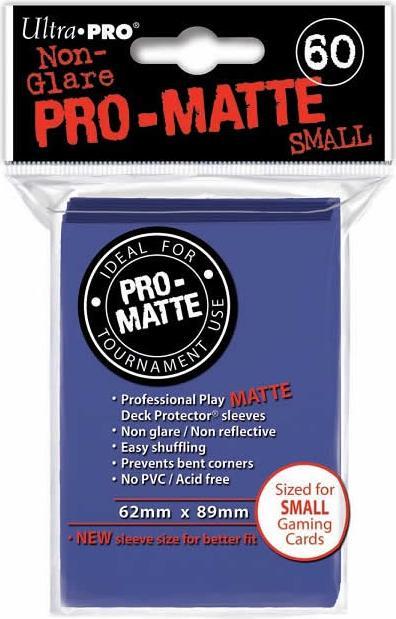 Actual product image Ultra Pro Blue PRO Matte Deck Protector Small