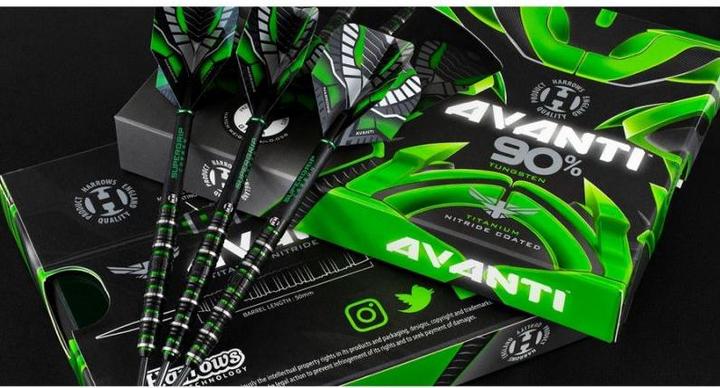Actual product image Harrows Avanti 90% Steeltip Darts (23 g)