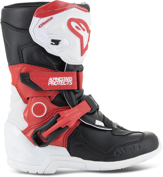 Alpinestars Boots Tech 3s Kids Wht/Re 12