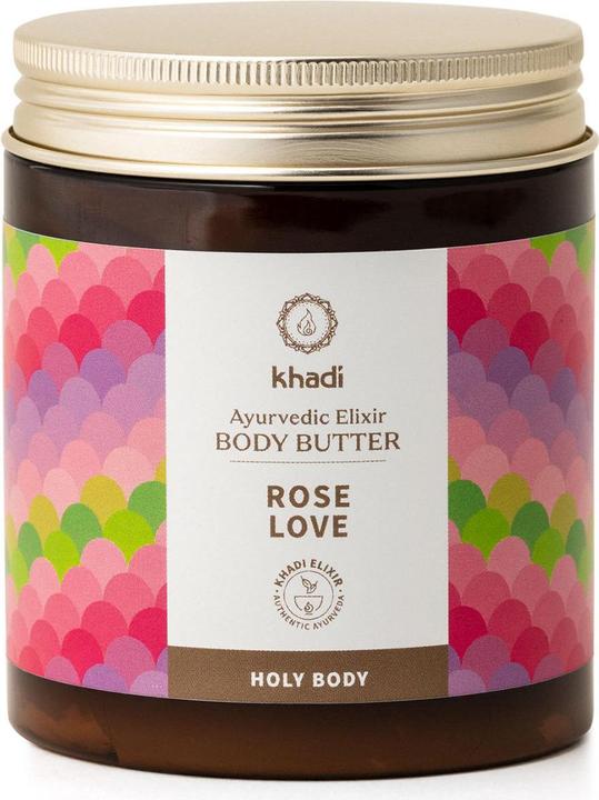Image du produit Khadi Beurre pour le corps Holy Body Rose Love (Beurre corporel, 250 ml)
