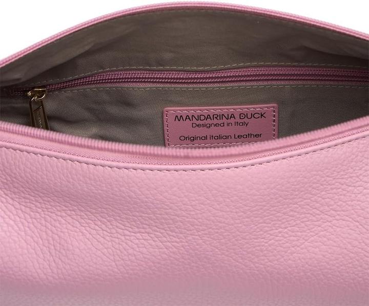 Actual product image Mandarina Duck Mellow Leather Crossover with Adjustable Strap and Removable Hook