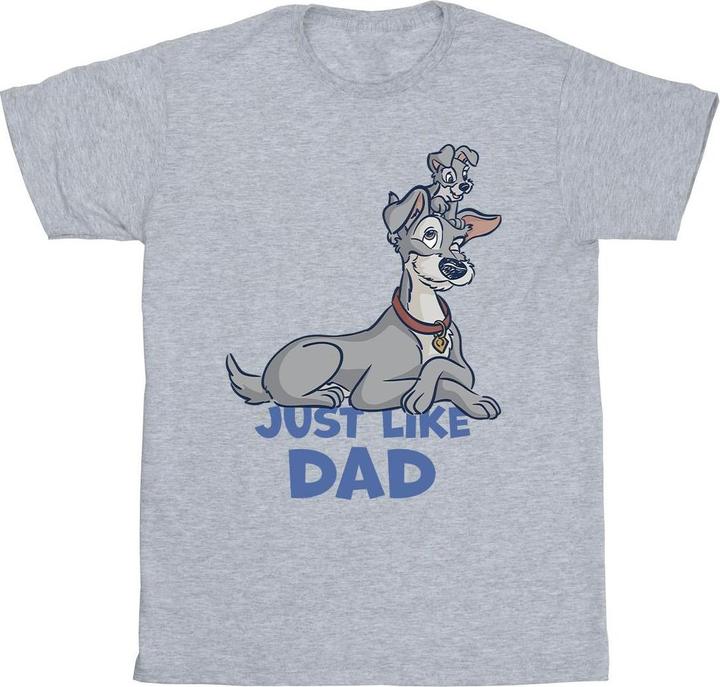 Produktbild Disney Lady And The Tramp Just Like Dad TShirt (M)