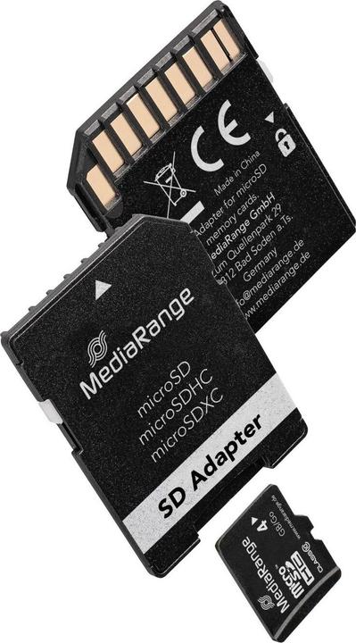 Productafbeelding MediaRange MR956 (4 GB, microSDHC, U1)