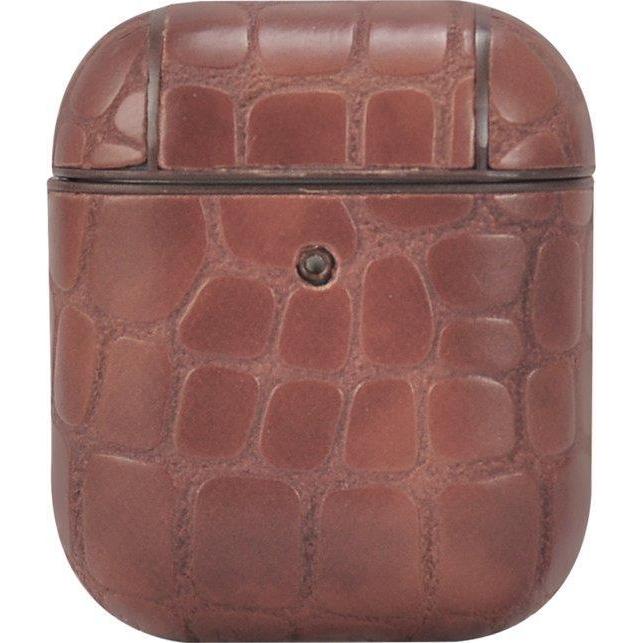 Terratec Air Box für Airpods (Kopfhörer Hülle), Kopfhörertasche + Schutzhülle, Braun