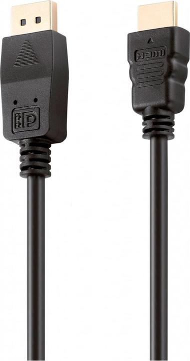 Produktbild HDgear DisplayPort — HDMI (Typ A) (2 m, DisplayPort, HDMI, 1.3)