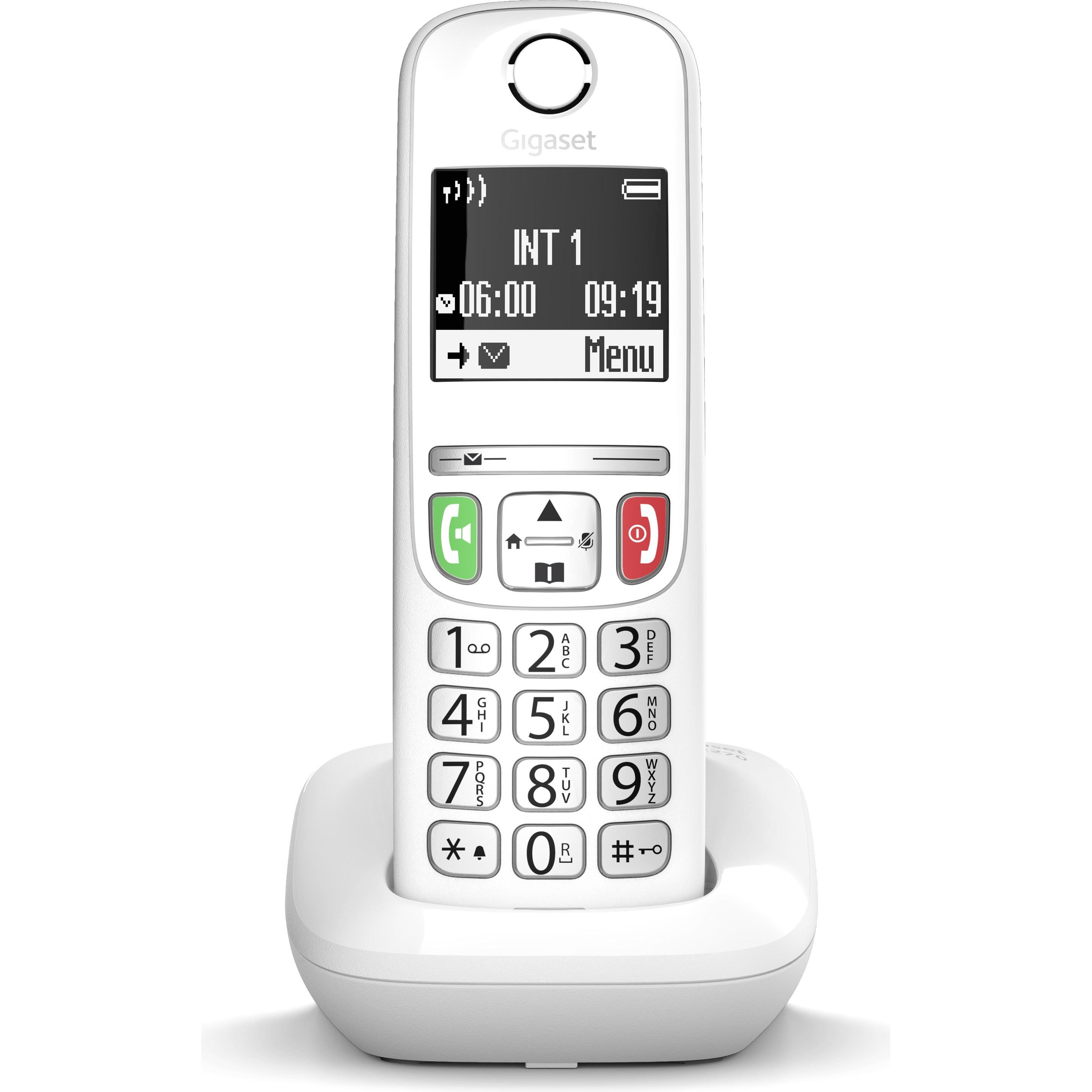 Gigaset E270, Telefon, Weiss