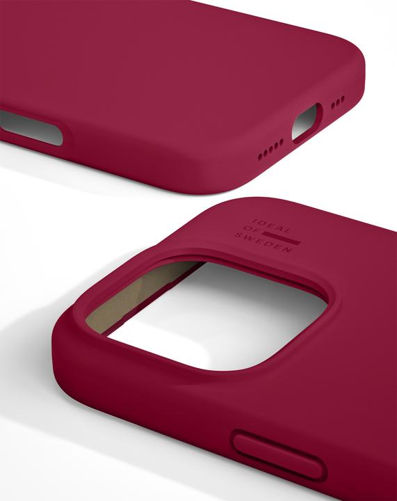 Produktbild iDeal Of Sweden iPhone 16 Pro Max Silicone Case - Cranberry (Apple iPhone 16 Pro Max)