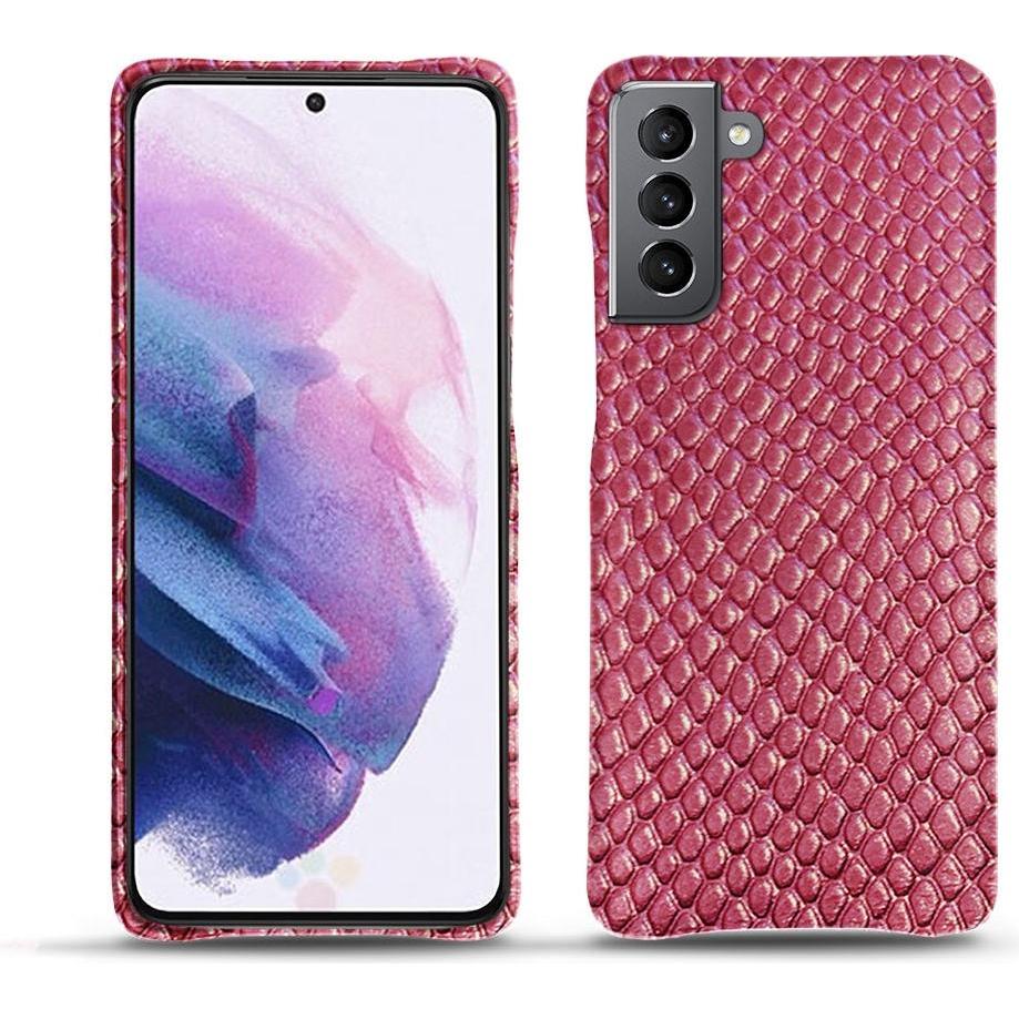 Noreve Lederschutzhülle (Samsung Galaxy S21), Smartphone Hülle, Rosa