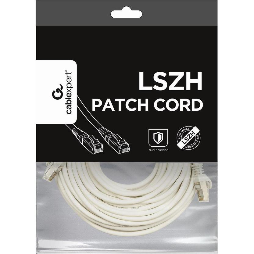 Thumbnail - Gembird PP6A-LSZHCU-W-10M patchcord RJ45 (S/FTP, CAT6a, 10 m), Netzwerkkabel