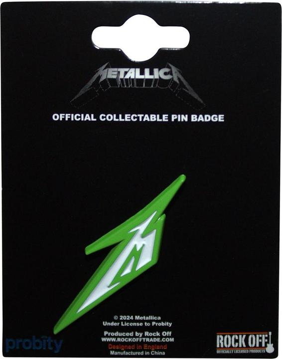 Produktbild Metallica Logo Abzeichen Emaille