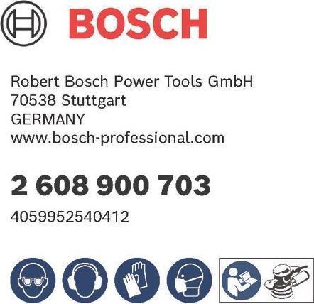 Image du produit Bosch Professional Zubehör Filet abrasif Expert M480 pour ponceuse excentrique, 150 mm, G 220, 50 pièces (220)