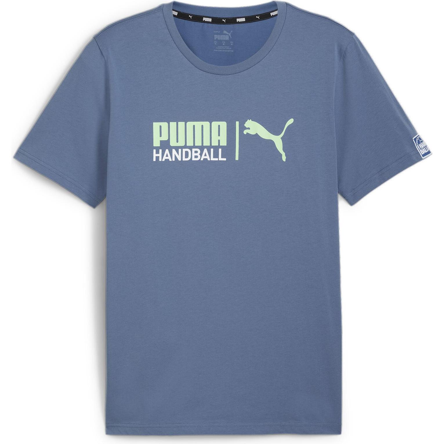 Puma, Herren, Sportshirt, Handball Tee (S), Blau, S