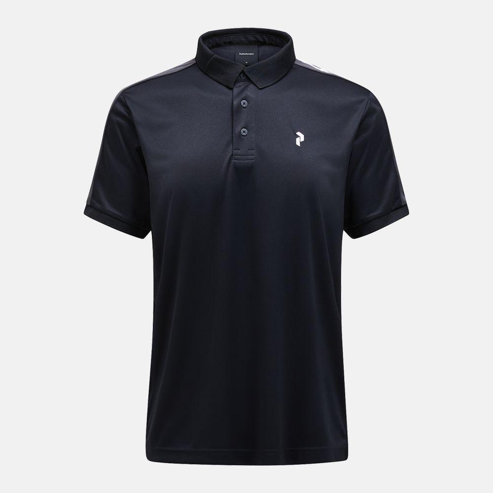 Peak Performance, Herren, Shirt, Player Polo, Schwarz, (M)