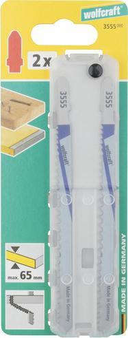Produktbild wolfcraft 2 Stichsägeblätter BiM L=130mm T-Schaft