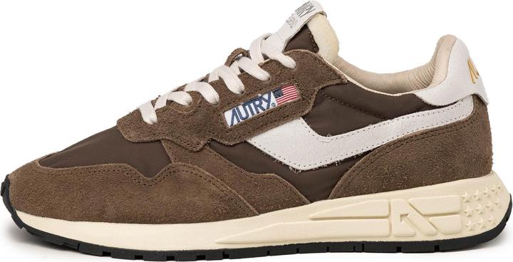 Image du produit Autry Reelwind Low *Nylon / Cracked Leather* White / Tundra (46)