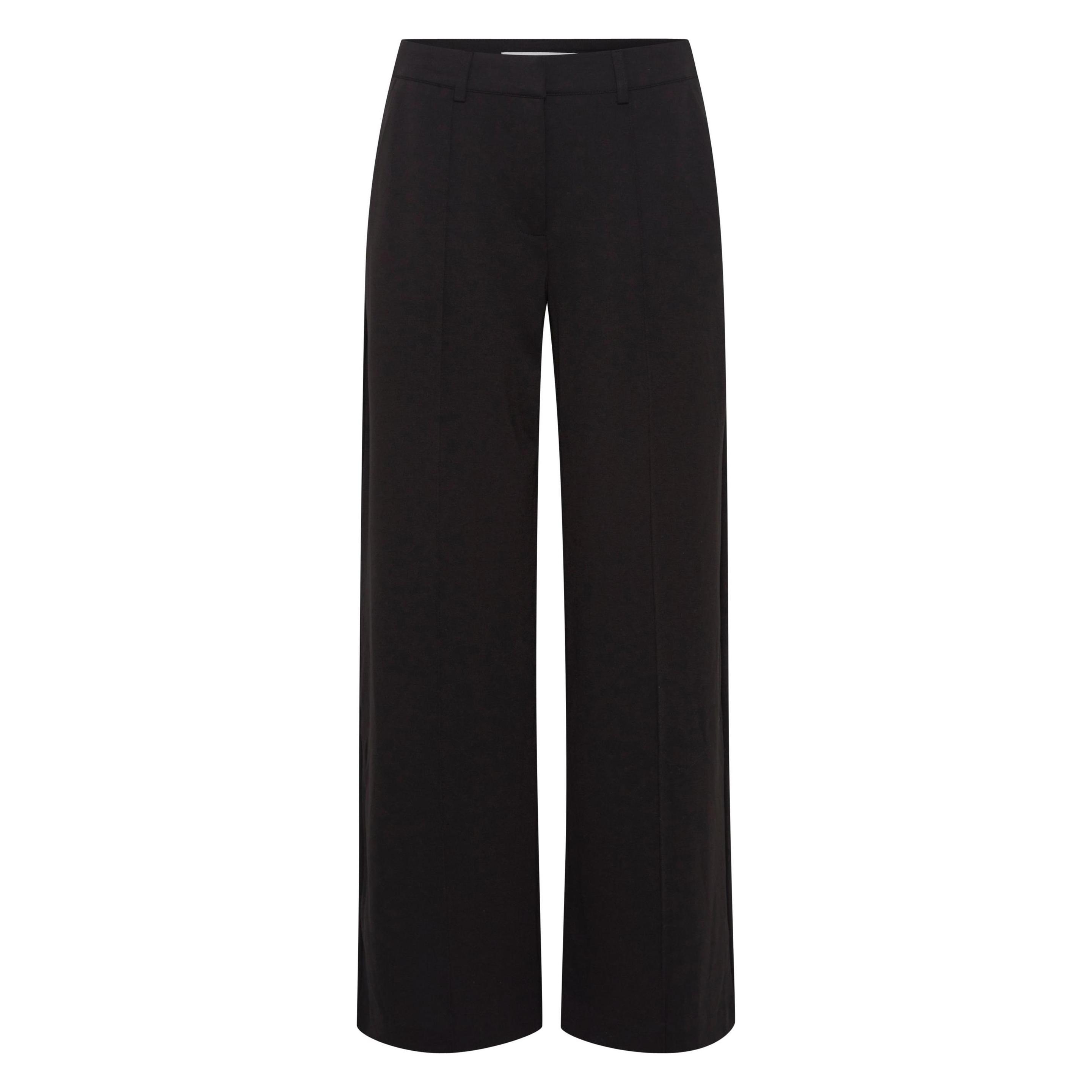 Ichi, Damen, Hosen, Ihkate Sus Office Wide Pa - 20116768, Schwarz, (S)