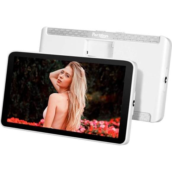 Portkeys LH7P Monitor touchscreen bianco da 7 pollici (7", Full HD), Monitor video, Bianco