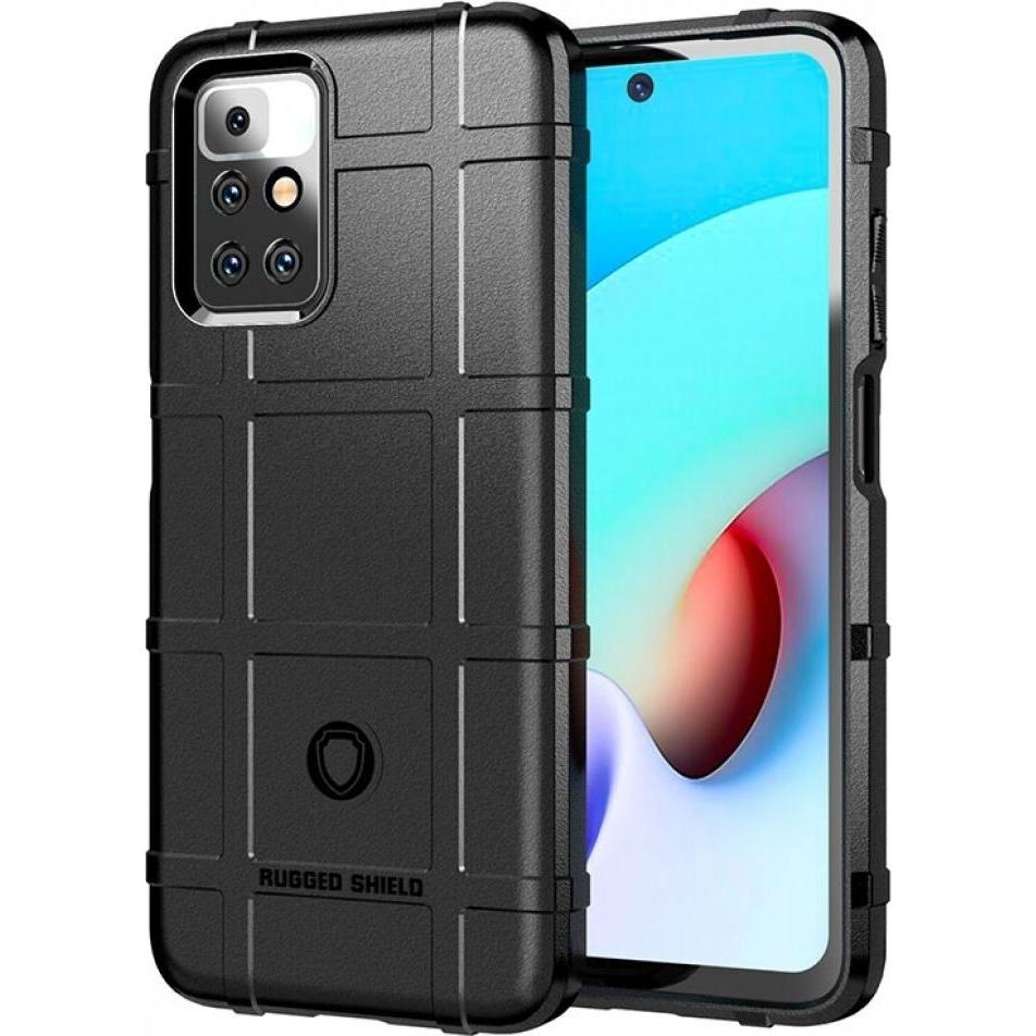 Screenguard Xiaomi Redmi 10 Rugged Shield Hülle (Xiaomi Redmi 10), Smartphone Hülle, Schwarz