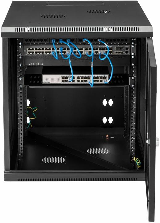Actual product image StarTech 12U Wall Mount Server Rack up to 81cm deep Hinged Enclosure Network Cabinet Server Cabinet (12 RU, 19 inch rack)