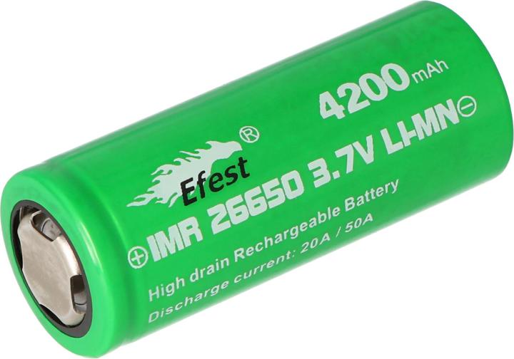 Produktbild Efest Akku IMR26650 High Drain max. 50A (26650, 4200 mAh)