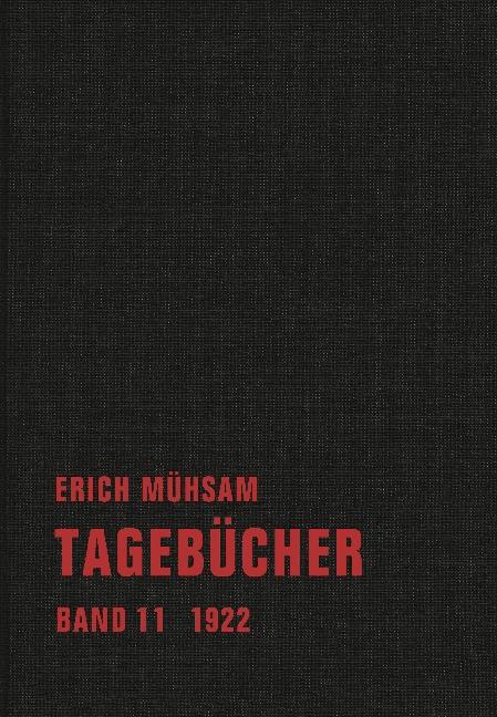 Produktbild Tagebücher. Band 11 (Deutsch, Erich Mühsam)