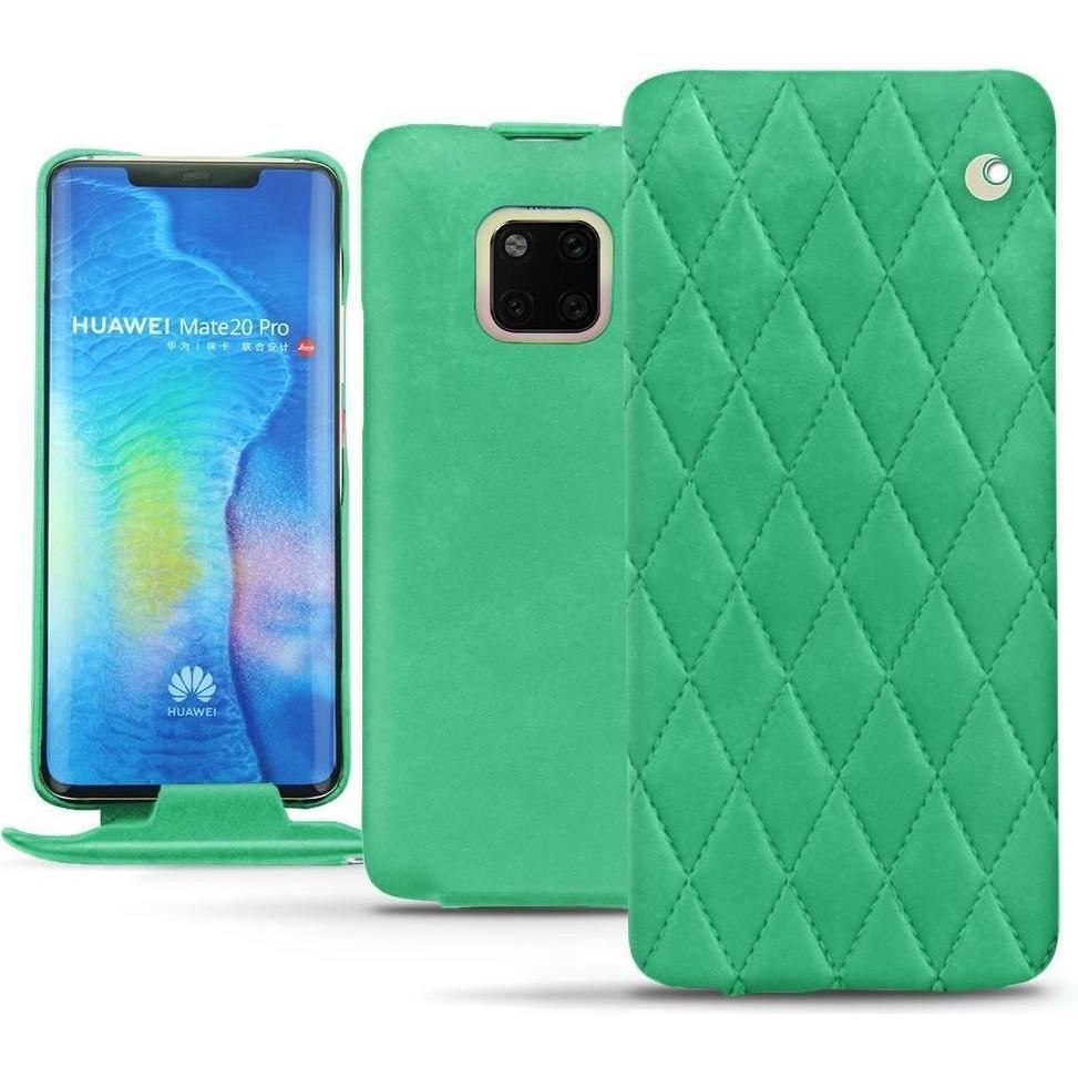 Noreve Lederschutzhülle vertikal (Huawei Mate 20 Pro), Smartphone Hülle, Violett