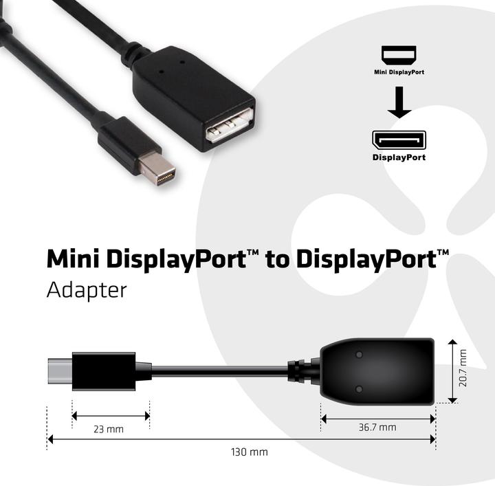 Immagine prodotto Club 3D Mini DisplayPorta a (DP, 10 cm)