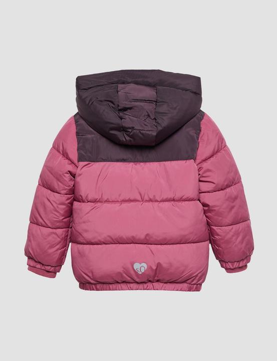Image du produit S.Oliver Outdoor-Jacke Wattierte Jacke mit Glitzer-Print und Fleecefutter (140)