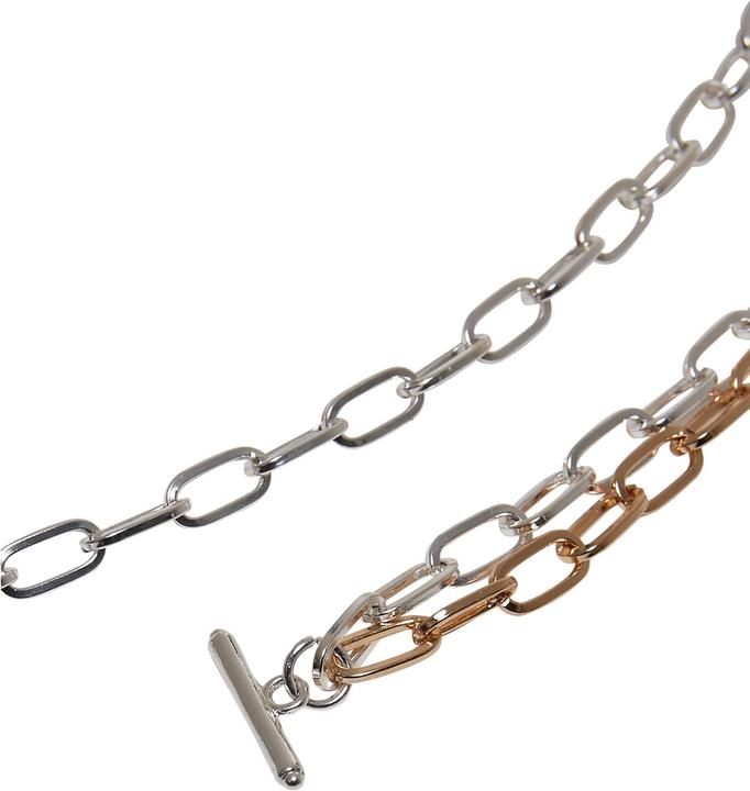 Immagine prodotto Urban Classics Collana a strati bicolore (100% Ferro)
