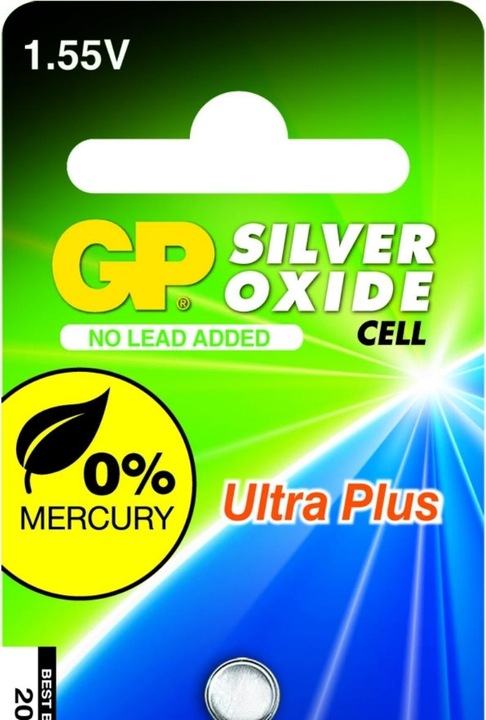 Immagine prodotto GP Batteries GP Batteria per orologi all'ossido d'argento 364 SR621SW 1,55V low drain 1pc. (1 pz., SR60, 18 mAh)