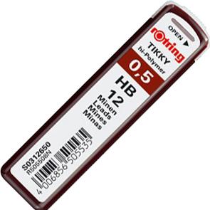 Actual product image Rotring Tikky (12 pcs., 0.50 mm, HB)