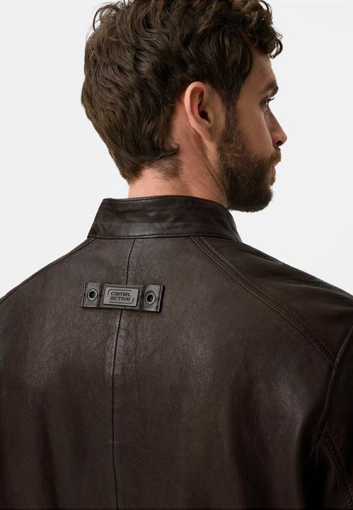Actual product image Camel Active Biker Lederjacke mit Innentaschen (62)