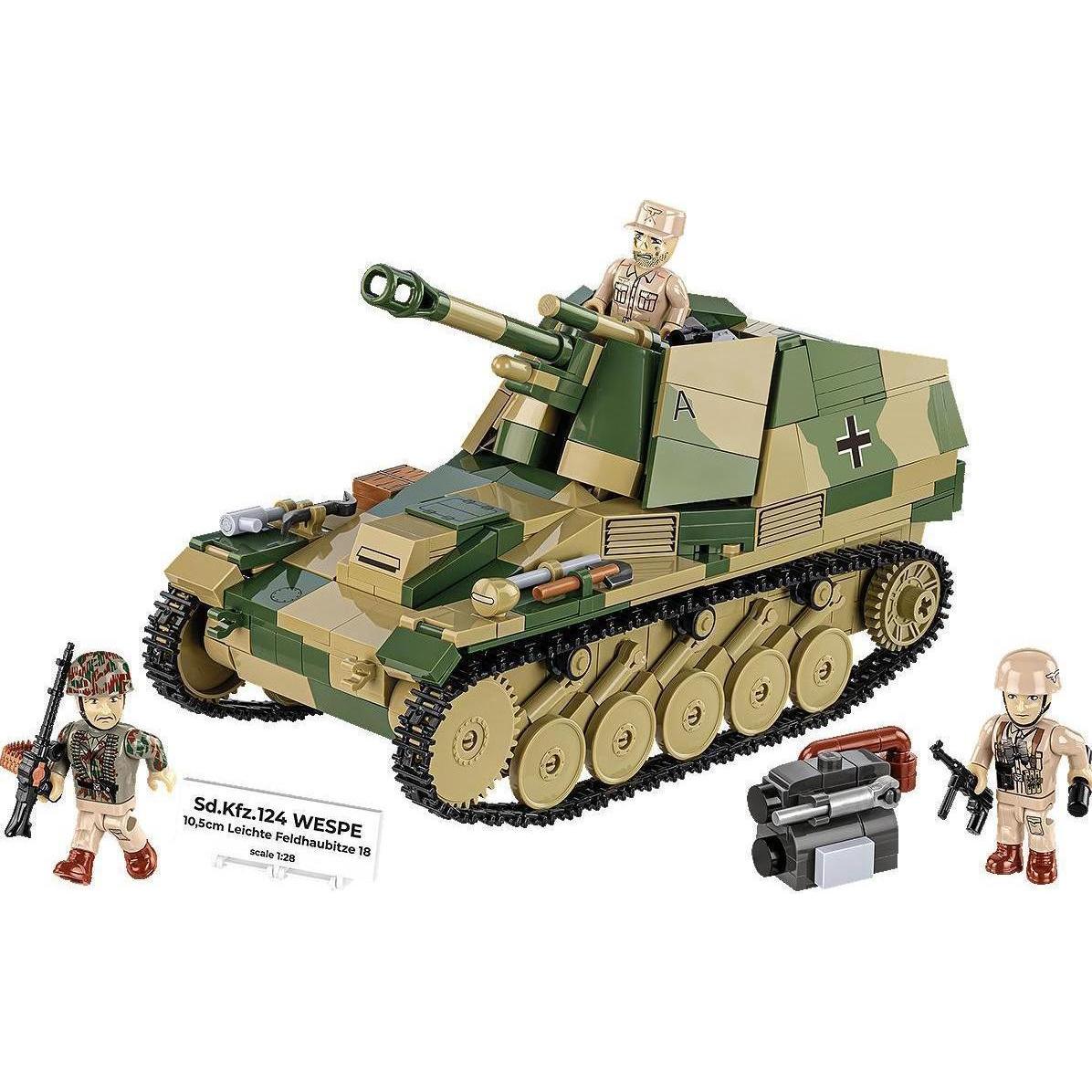 Thumbnail - Cobi 855 PCS HC WWII 2598 SD.KFZ.124 WESPE EXECUTIVE EDITION