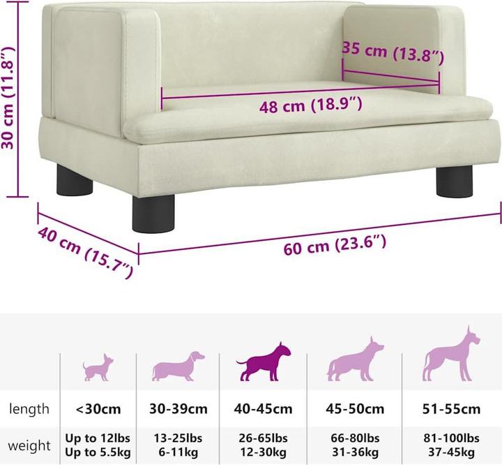 Image du produit vidaXL Hundebett (Chien)