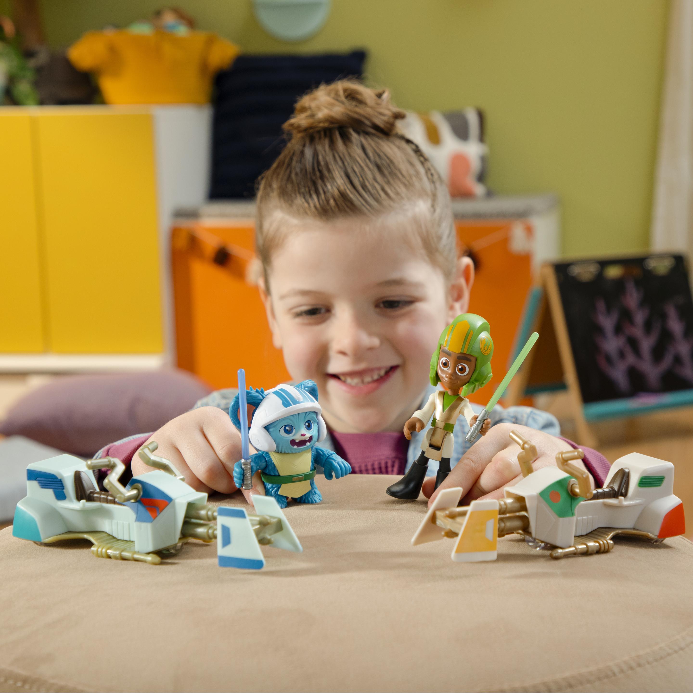 Thumbnail - Hasbro Sw Vorschule Junge Figur Mit Ast Fahrzeug