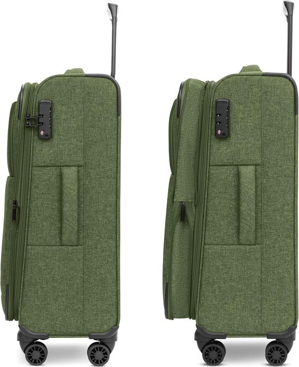 Actual product image Redolz Essentials 12 MEDIUM 4-wheel trolley 67 cm with expansion pleat (61 l)