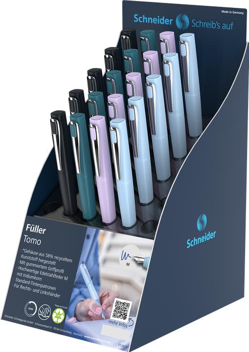 Actual product image Schneider Fountain pen Tomo (Deep blue, 20 x)