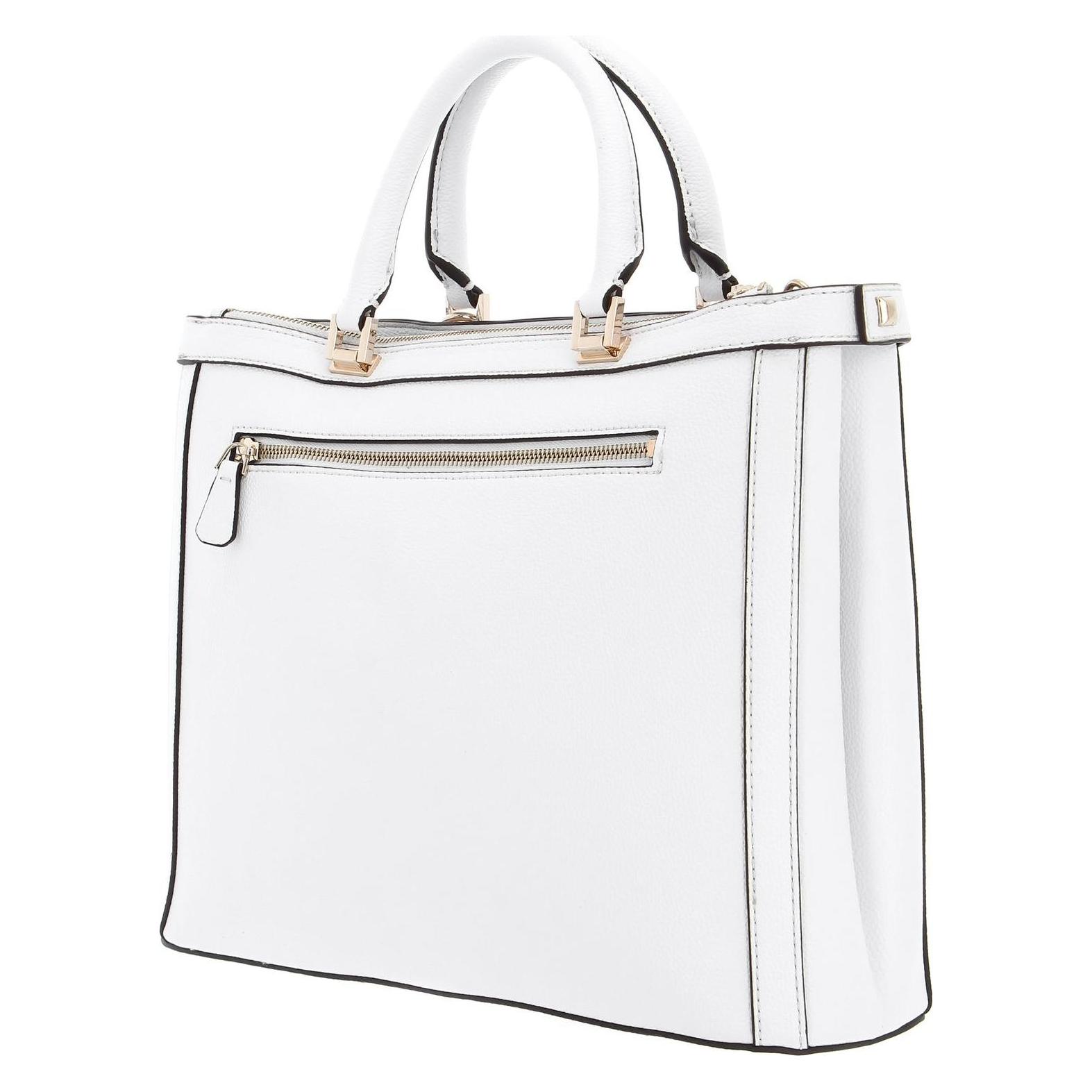 Guess, Damen, Handtasche, Eco Angy Society Tote, Weiss