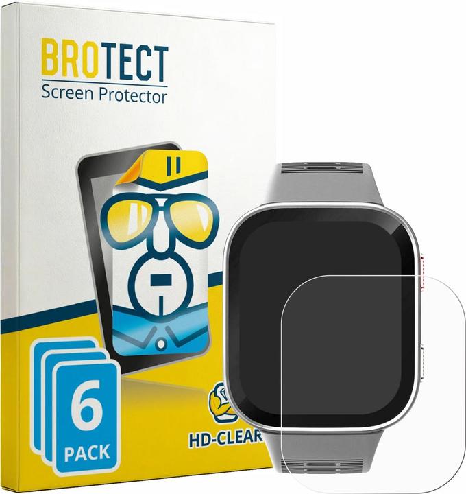 Produktbild BROTECT Schutzfolie für Amazfit Bip Max Displayschutz Displayschutzfolie Folie Klar Transparent