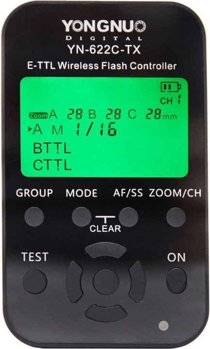 Actual product image Yongnuo YN-622C-kit i-TTL wireless flash trigger kit (Flash unit battery)