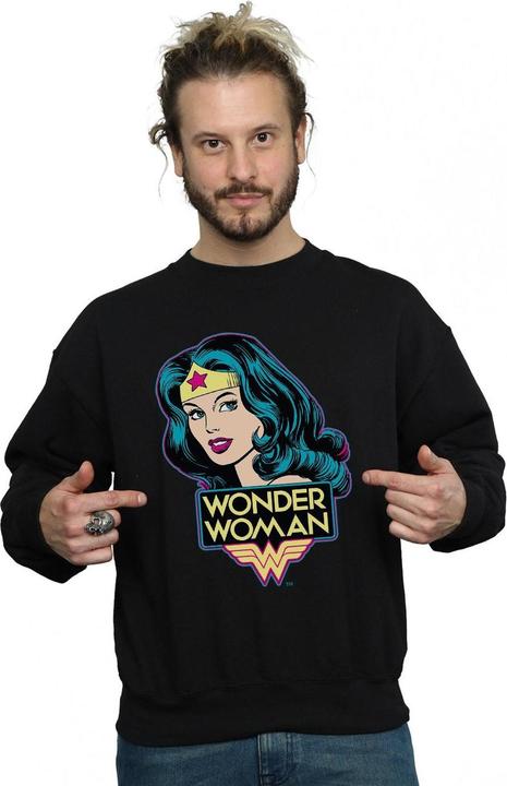Produktbild Wonder Woman Head Sweatshirt (XL)