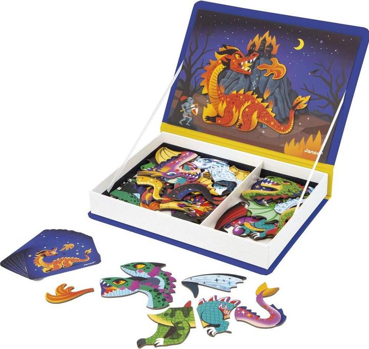 Actual product image Janod Magnetbuch Drachen (3 - 8 years)