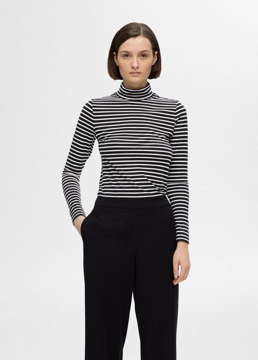 Image du produit Selected Femme Gestreiftes Oberteil mit langen Ärmeln (L)