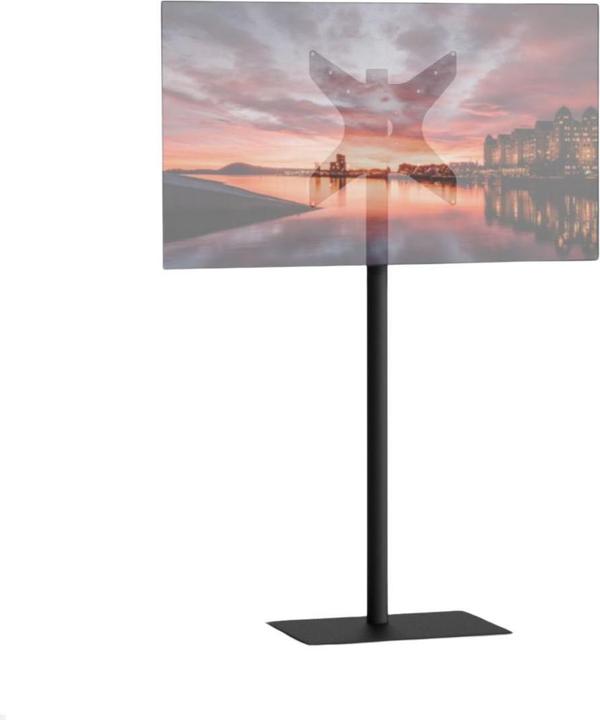 Produktbild Cavus SQUARE120B44 TV Standfuss rechteckig 32 - 65 Zoll, Säule 120 cm, schwarz (35 kg, 32" - 65")