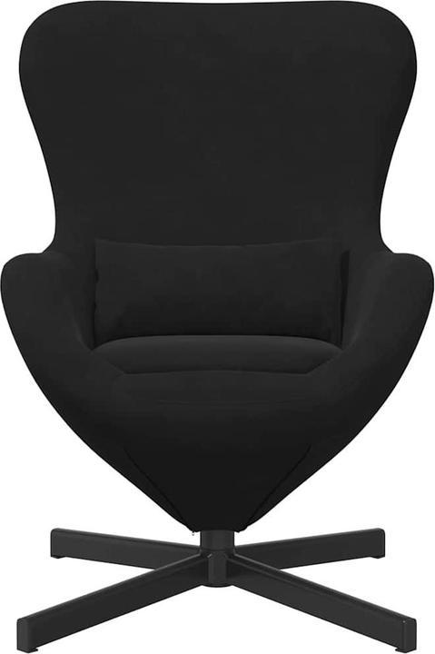 Produktbild VidaXL Eiersessel schwarzes Velvet