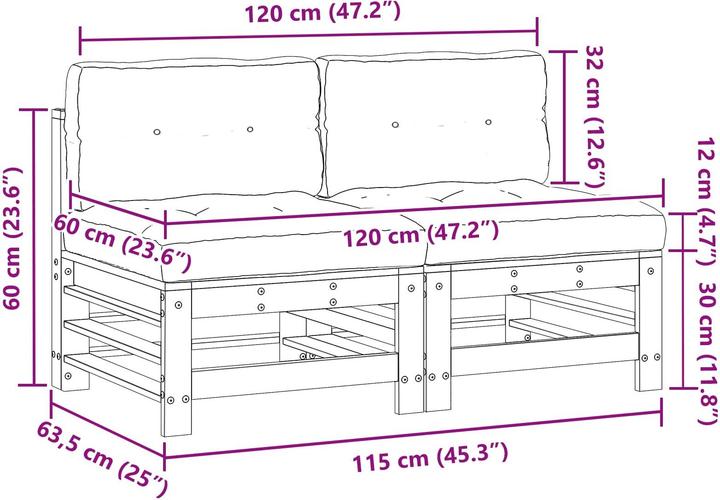 Produktbild vidaXL Ecksofa