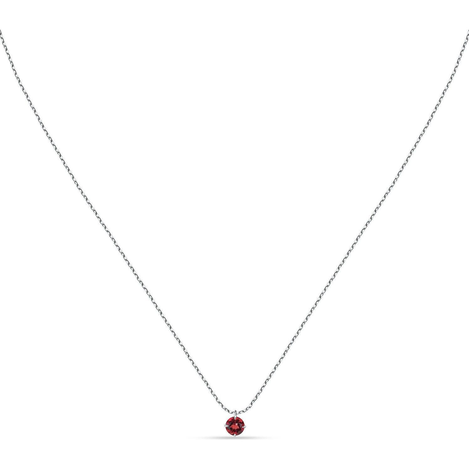 Thumbnail - Live Diamond, Halsschmuck, Kette, (375er Weissgold, Recycelt, 42 cm)