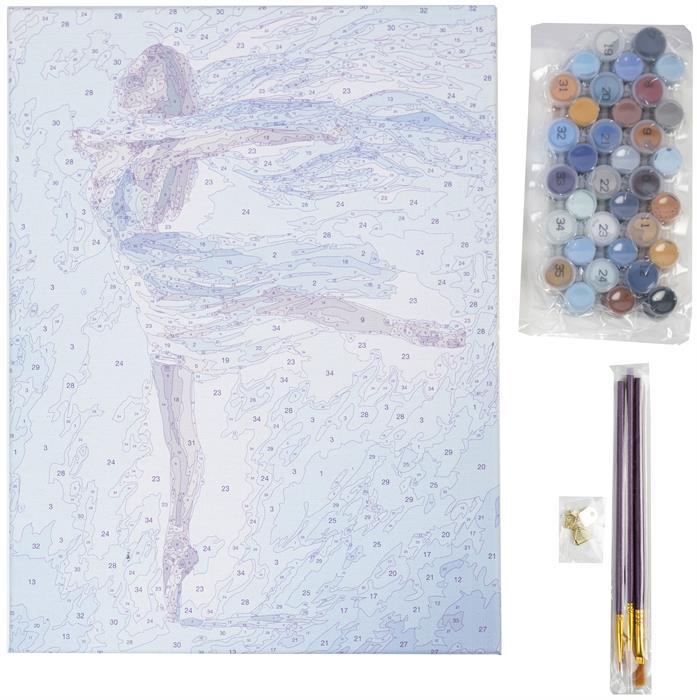Produktbild Craft Buddy Malen nach Zahlen Bild-Set 30x40cm Tanz in einem Traum