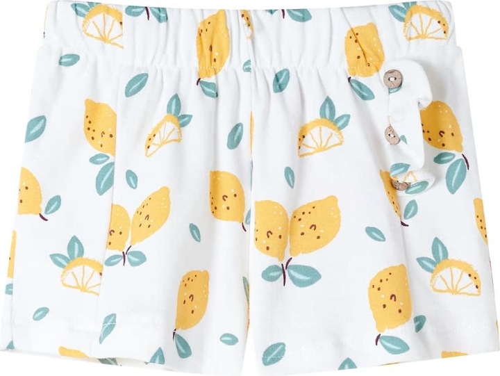 Actual product image VidaXL Children's shorts Ecru 128,Material: 100 % cotton,Colour (128)