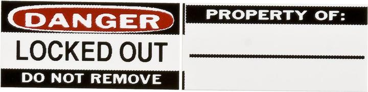 Productafbeelding Brady Labels voor aluminium hangsloten